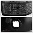 2013 Toyota Tacoma - Driver and Passenger Side Halogen Tail Light, Without bulb(s), Without Factory LED Brake and LED Tail Light, Smoked Lens, Chrome Interior, Euro Series