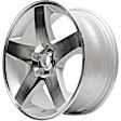 ALY02325U10N Aluminum Silver Wheel, 17 in. X 7 in., 5 x 115 mm Bolt Pattern