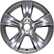 ALY02380A90N Aluminum Polished Wheel, 17 in. X 6.5 in., 5 x 4.5 in. Bolt Pattern