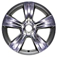 ALY02380A90N Aluminum Polished Wheel, 17 in. X 6.5 in., 5 x 4.5 in. Bolt Pattern