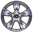 ALY02380A90N Aluminum Polished Wheel, 17 in. X 6.5 in., 5 x 4.5 in. Bolt Pattern