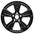 ALY02380U45N Aluminum Painted Black Wheel, 17 in. X 6.5 in., 5 x 4.5 in. Bolt Pattern