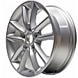 ALY02399U20N Aluminum Silver Wheel, 17 in. X 6.5 in., 5 x 5 in. Bolt Pattern