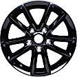 ALY02399U45N Aluminum Painted Black Wheel, 17 in. X 6.5 in., 5 x 5 in. Bolt Pattern
