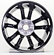 ALY02399U90N Aluminum Polished Wheel, 17 in. X 6.5 in., 5 x 5 in. Bolt Pattern