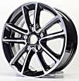 ALY02399U90N Aluminum Polished Wheel, 17 in. X 6.5 in., 5 x 5 in. Bolt Pattern