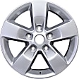 ALY02448U20N Aluminum Silver Wheel, 17 in. X 7 in., 5 x 5.5 in. Bolt Pattern