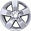 ALY02448U20N Aluminum Silver Wheel, 17 in. X 7 in., 5 x 5.5 in. Bolt Pattern