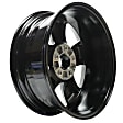 ALY02451U45N Aluminum Painted Black Wheel, 20 in. X 8 in., 5 x 5.5 in. Bolt Pattern