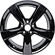 ALY02479U45N Aluminum Painted Black Wheel, 18 in. X 7.5 in., 5 x 110 mm Bolt Pattern