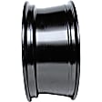 ALY02479U45N Aluminum Painted Black Wheel, 18 in. X 7.5 in., 5 x 110 mm Bolt Pattern