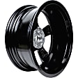ALY02479U45N Aluminum Painted Black Wheel, 18 in. X 7.5 in., 5 x 110 mm Bolt Pattern
