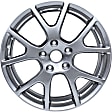 2018 Dodge Journey - Aluminum Silver Wheel, 10 Spoke; Factory Replacement (Associated Hollander Numbers: 2500A; 2500C), 19 in. x 7 in., 5 x 5 in. Bolt Pattern