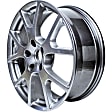 2018 Dodge Journey - Aluminum Silver Wheel, 10 Spoke; Factory Replacement (Associated Hollander Numbers: 2500A; 2500C), 19 in. x 7 in., 5 x 5 in. Bolt Pattern