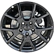 ALY02500U45N Aluminum Painted Black Wheel, 19 in. X 7 in., 5 x 5 in. Bolt Pattern