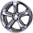 ALY02508U20N Aluminum Silver Wheel, 20 in. X 8 in., 5 x 115 mm Bolt Pattern