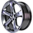 ALY02508U20N Aluminum Silver Wheel, 20 in. X 8 in., 5 x 115 mm Bolt Pattern