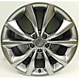 2016 Chrysler 200 - Aluminum Silver Wheel, 10 Spoke; Factory Replacement; (Associated Hollander Numbers: 2516); OE: 1WM46DD55AA, 18 in. x 8 in., 5 x 110 mm Bolt Pattern