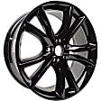 ALY02563U45N Aluminum Painted Black Wheel, 20 in. X 8 in., 5 x 115 mm Bolt Pattern