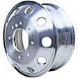 ALY02702U80N Rear Aluminum Polished Wheel - 17 in. X 6 in., 8 x 200 mm Bolt Pattern