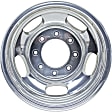 ALY03619U80N Rear Aluminum Polished Wheel - 17 in. X 6.5 in., 8 x 200 mm Bolt Pattern