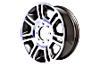 ALY03845U65N Aluminum Machined Wheel - 20 in. X 8 in., 8 x 170 mm Bolt Pattern, Machined Face with Painted Tan Pockets, 14 Spoke, Factory Replacement (Associated Hollander Numbers
