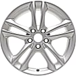 ALY03984U20N Aluminum Silver Wheel, 17 in. X 7.5 in., 5 x 4.25 in. Bolt Pattern