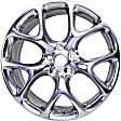 ALY04109U80N Aluminum Polished Wheel, 20 in. X 8.5 in., 5 x 120 mm Bolt Pattern