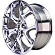 ALY04109U80N Aluminum Polished Wheel, 20 in. X 8.5 in., 5 x 120 mm Bolt Pattern