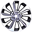 ALY04148U15N Aluminum Gray Wheel, 18 in. X 7 in., 5 x 105 mm Bolt Pattern