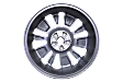 ALY04148U15N Aluminum Gray Wheel, 18 in. X 7 in., 5 x 105 mm Bolt Pattern