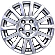 2010 Cadillac CTS - Aluminum Silver Wheel, 14 Spoke; Factory Replacement; (Associated Hollander Numbers: 4668; 4687); OE: 9597612; 09597612; 22818052, 17 in. x 8 in., 5 x 120 mm Bolt Pattern