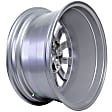 2010 Cadillac CTS - Aluminum Silver Wheel, 14 Spoke; Factory Replacement; (Associated Hollander Numbers: 4668; 4687); OE: 9597612; 09597612; 22818052, 17 in. x 8 in., 5 x 120 mm Bolt Pattern