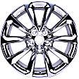 ALY04696U80N Aluminum Polished Wheel, 19 in. X 8.5 in., 5 x 120 mm Bolt Pattern
