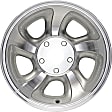 ALY05063U10N Aluminum Charcoal Wheel, 15 in. X 7 in., 5 x 4.75 in. Bolt Pattern