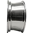 Aluminum Silver Wheel, 17 in. X 7.5 in., 6 x 5.5 in. Bolt Pattern