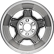 Aluminum Silver Wheel, 17 in. X 7.5 in., 6 x 5.5 in. Bolt Pattern