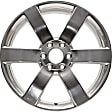 ALY05254U80N Aluminum Polished Wheel, 20 in. X 8 in., 6 x 5 in. Bolt Pattern