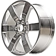 ALY05254U80N Aluminum Polished Wheel, 20 in. X 8 in., 6 x 5 in. Bolt Pattern
