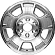 ALY05299U10N Aluminum Silver Wheel, 17 in. X 7.5 in., 6 x 5.5 in. Bolt Pattern
