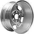 ALY05299U10N Aluminum Silver Wheel, 17 in. X 7.5 in., 6 x 5.5 in. Bolt Pattern
