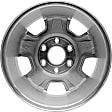 ALY05299U10N Aluminum Silver Wheel, 17 in. X 7.5 in., 6 x 5.5 in. Bolt Pattern