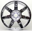 ALY05309U85N Aluminum Chrome Wheel, 22 in. X 9 in., 6 x 5.5 in. Bolt Pattern