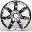 ALY05309U85N Aluminum Chrome Wheel, 22 in. X 9 in., 6 x 5.5 in. Bolt Pattern