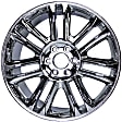 ALY05358U85N Aluminum Chrome Wheel, 22 in. X 9 in., 6 x 5.5 in. Bolt Pattern