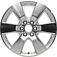 ALY05406U10N Aluminum Silver Wheel, 20 in. X 7.5 in., 6 x 132 mm Bolt Pattern