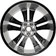 2014 Chevrolet Cruze - Aluminum Silver Wheel, 10 Spoke; Factory Replacement (Associated Hollander Numbers: 5675; 5828); OE: 13254959; 13426344, 18 in. x 7.5 in., 5 x 105 mm Bolt Pattern