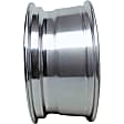 2019 GMC Sierra 2500 HD - Aluminum Silver Wheel, 5 Spoke; Factory Replacement; (Associated Hollander Numbers: 5500); OE: 9597727, 17 in. x 7.5 in., 8 x 180 mm Bolt Pattern