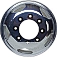 ALY05519U80N Front Aluminum Polished Wheel - 17 in. X 6.5 in., 8 x 210 mm Bolt Pattern