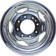 ALY05520U80N Rear Aluminum Polished Wheel - 17 in. X 6.5 in., 8 x 210 mm Bolt Pattern